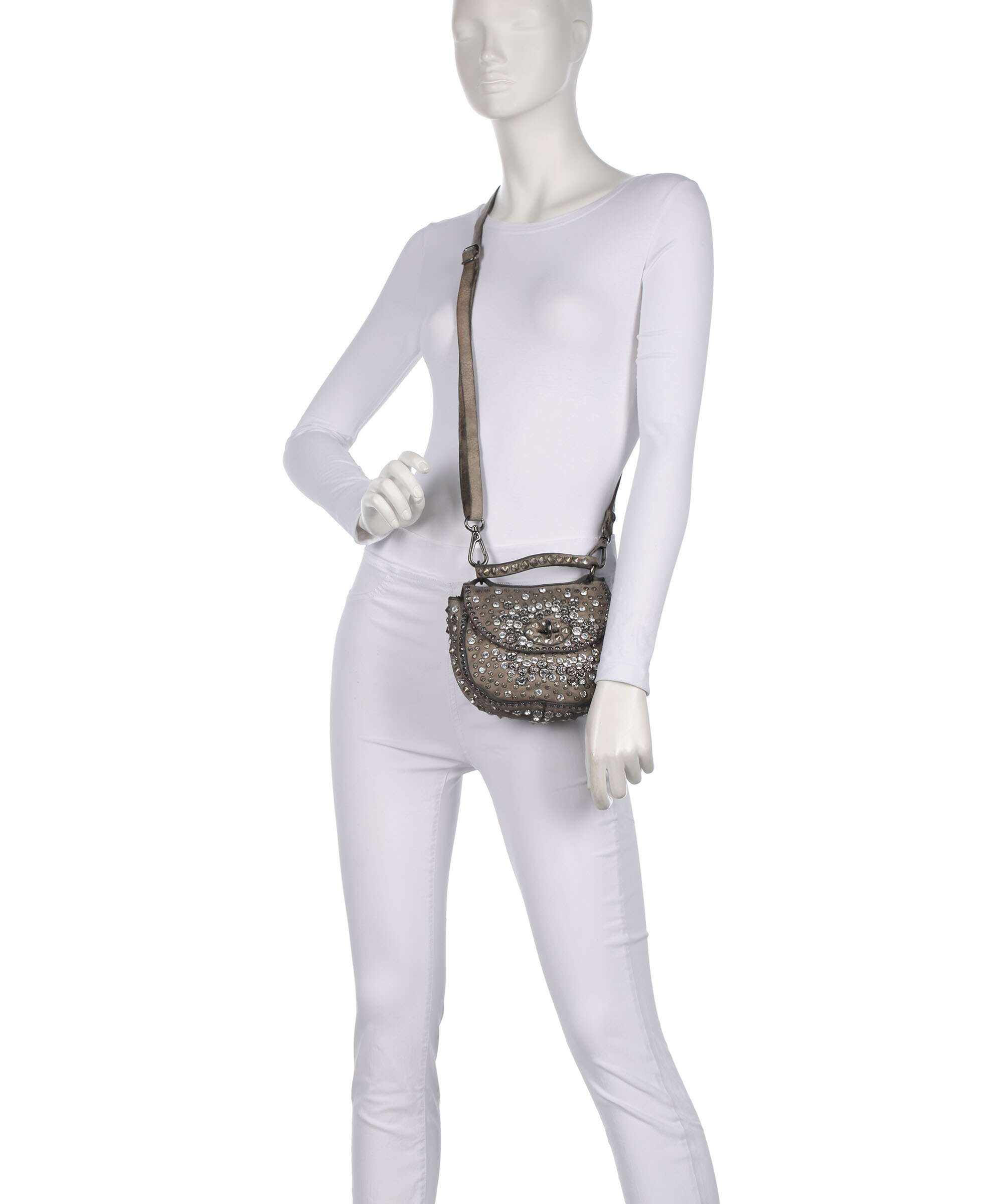 Campomaggi Crossbody bag cement