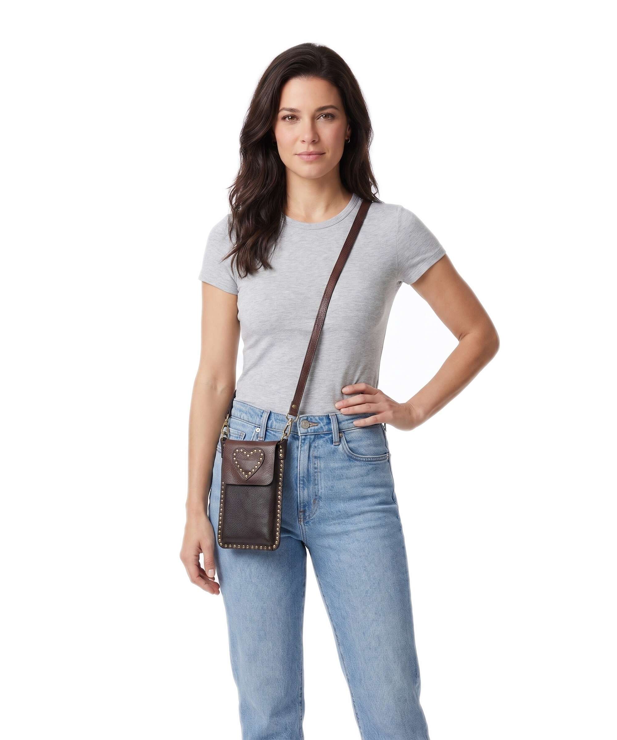 Campomaggi Phone bag brown