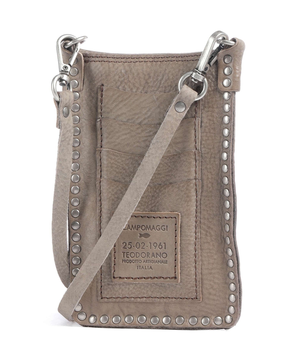 Campomaggi Phone bag cement