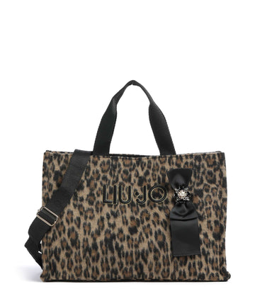 Liu Jo L Håndtaske brown animalier