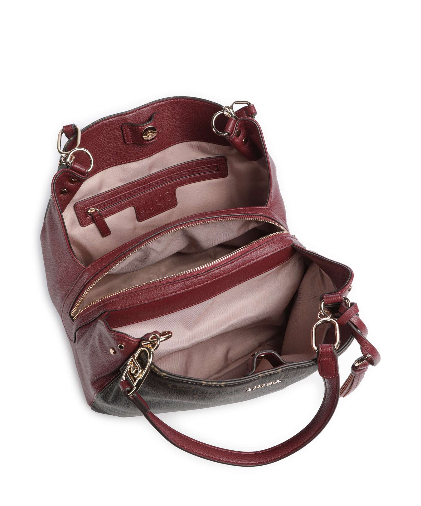 Liu Jo Cirry M Hobo bag red wine