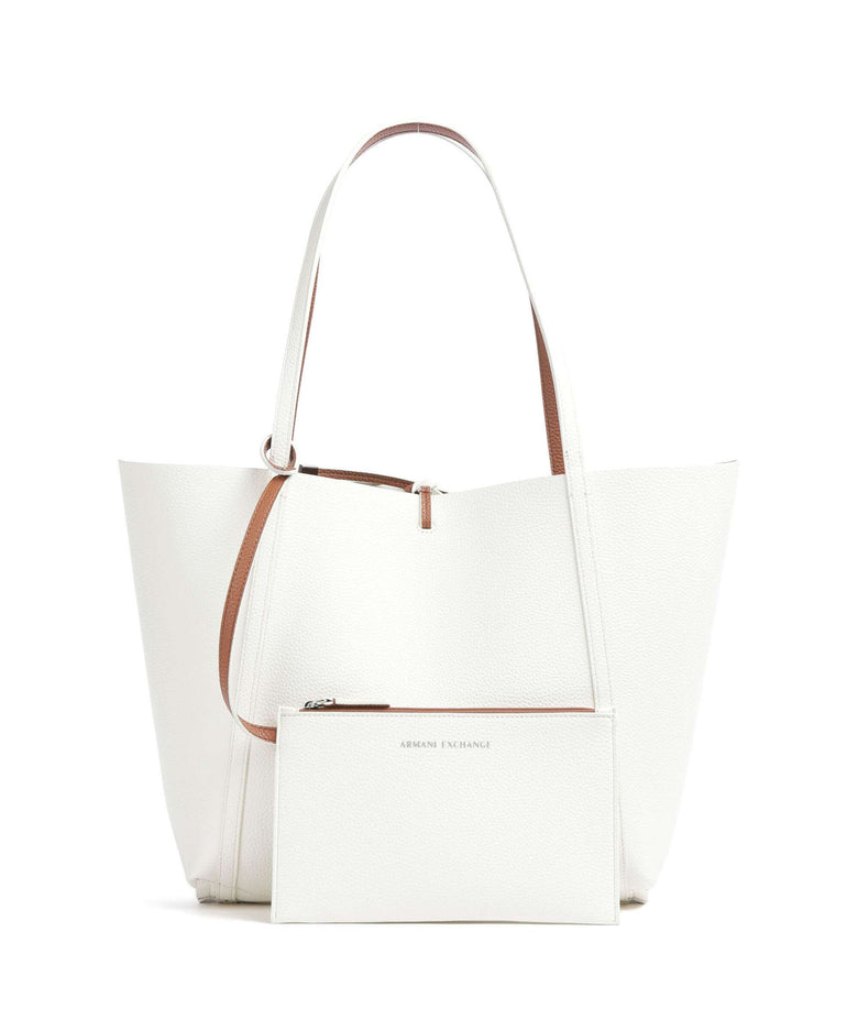 Armani Exchange Angie Tote bag brown/white