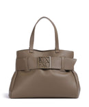 Armani Exchange Susie Soft Shopper taske dark taupe