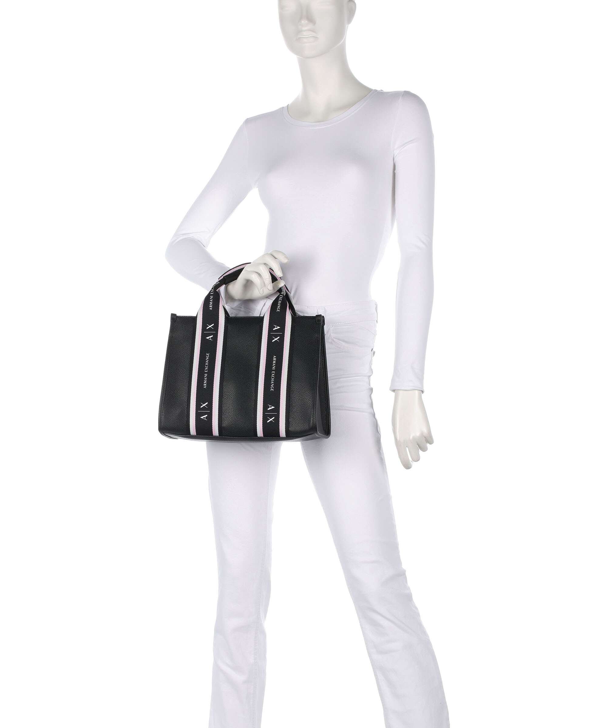 Armani Exchange Maggie M Handbag black/sundown