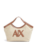 Armani Exchange Sandy Shopper taske natural/whiskey
