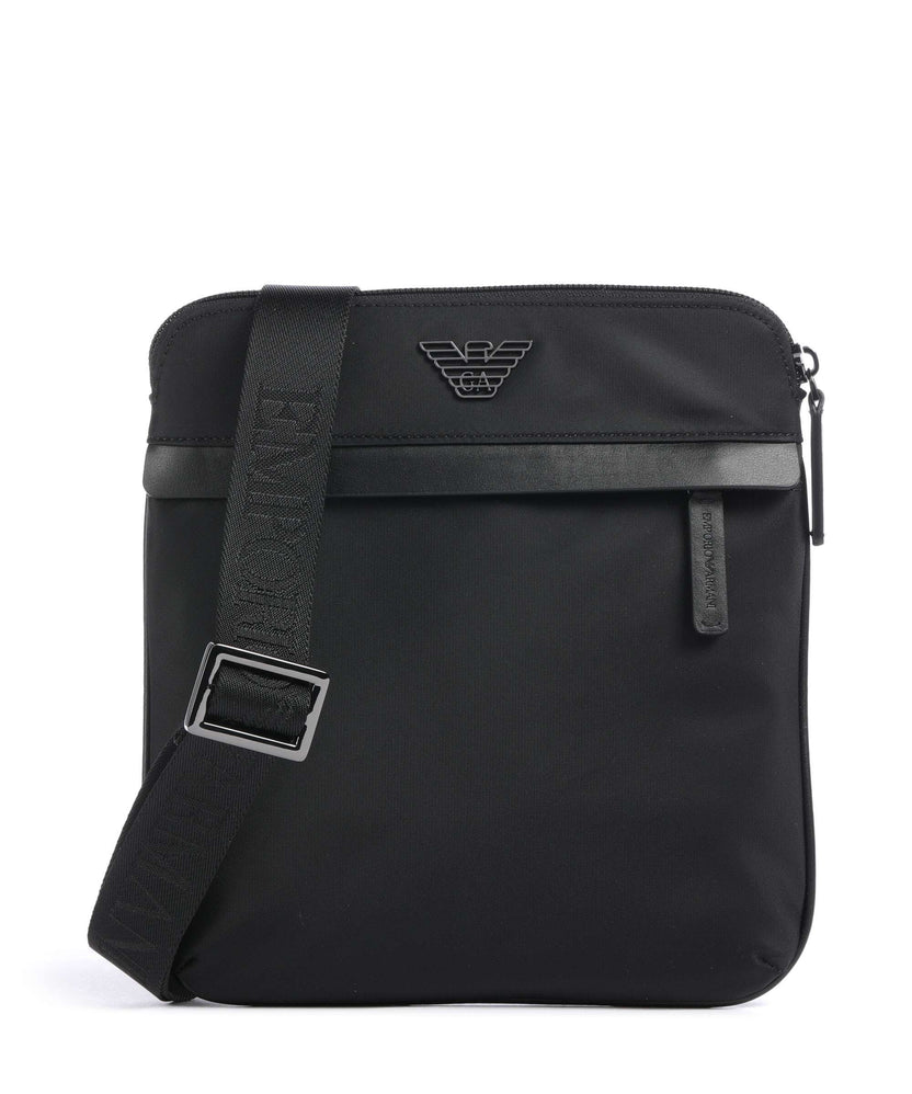 Emporio Armani Recycled Nylon Crossbody bag black beauty