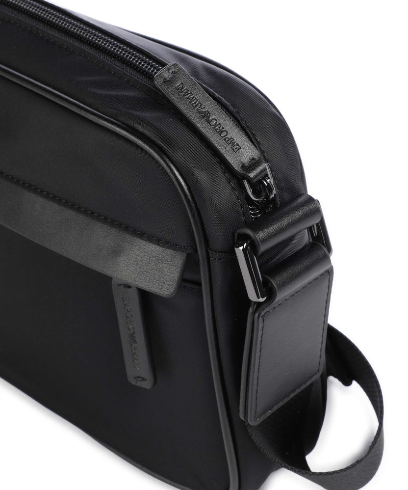 Emporio Armani Recycled Nylon Crossbody bag black beauty