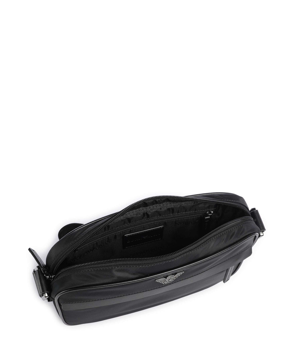 Emporio Armani Recycled Nylon Crossbody bag black beauty