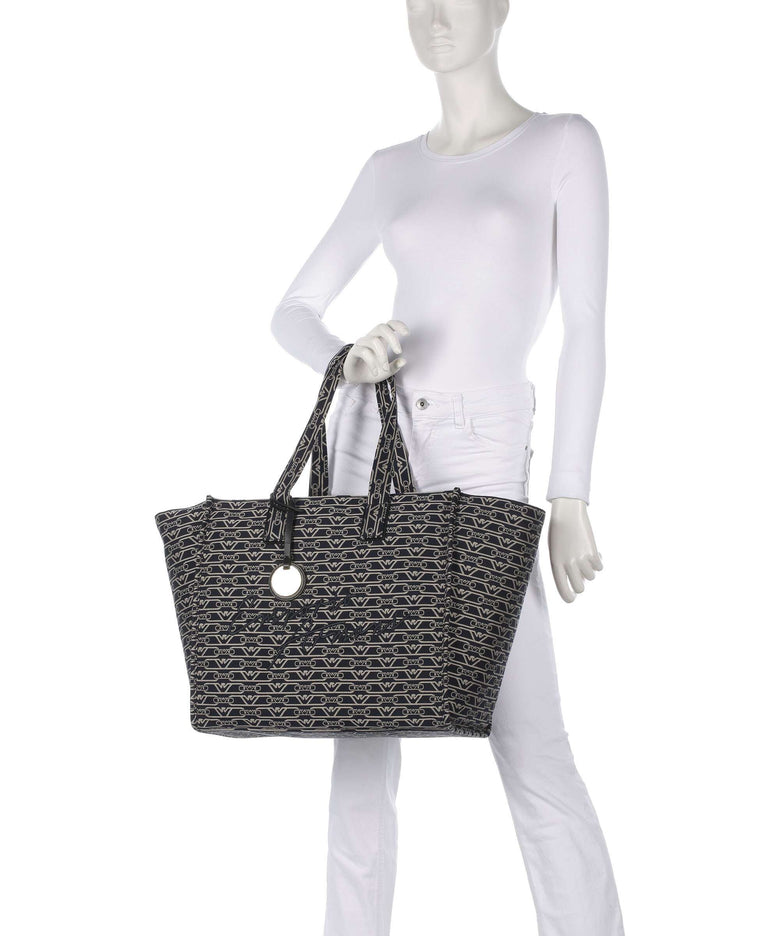 Emporio Armani La Gio Tote bag blu/ecru