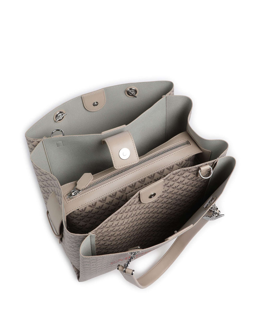 Emporio Armani Annie Tote bag ecru/moro/rosso