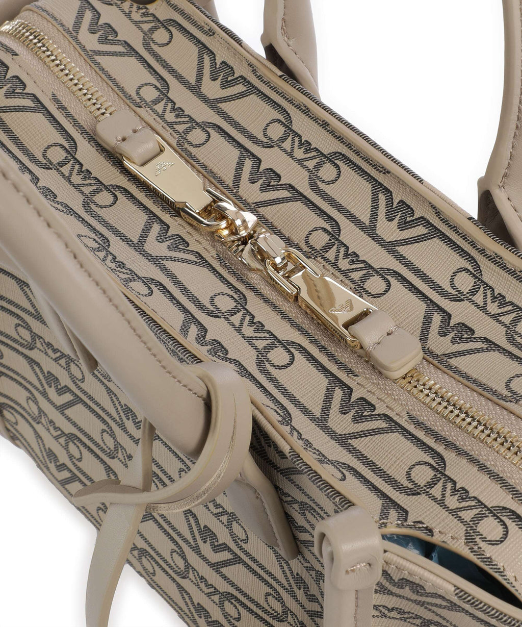 Emporio Armani La Gio Crossbody bag ecru/nero