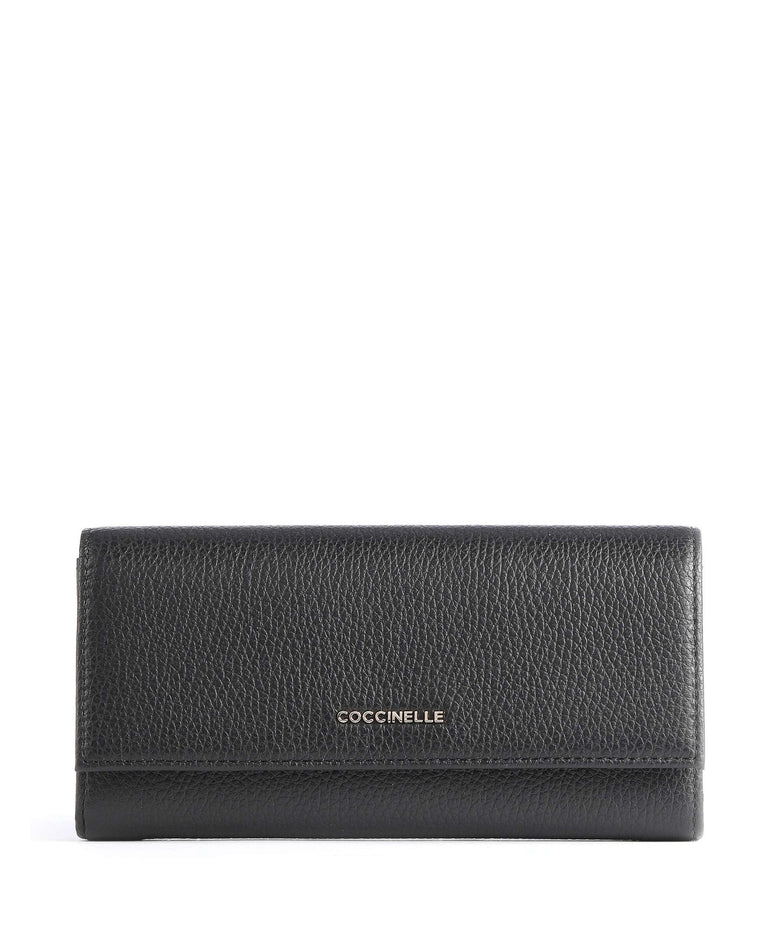 Coccinelle Metallic Soft RFID Wallet noir