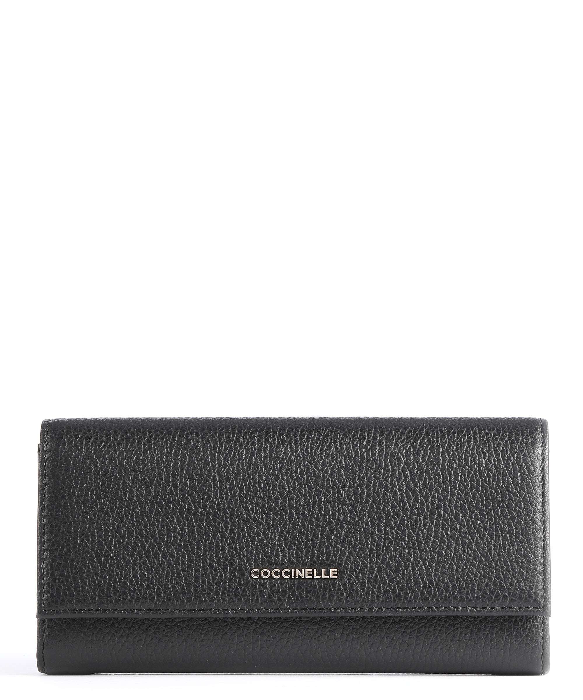 Coccinelle Metallic Soft Wallet noir