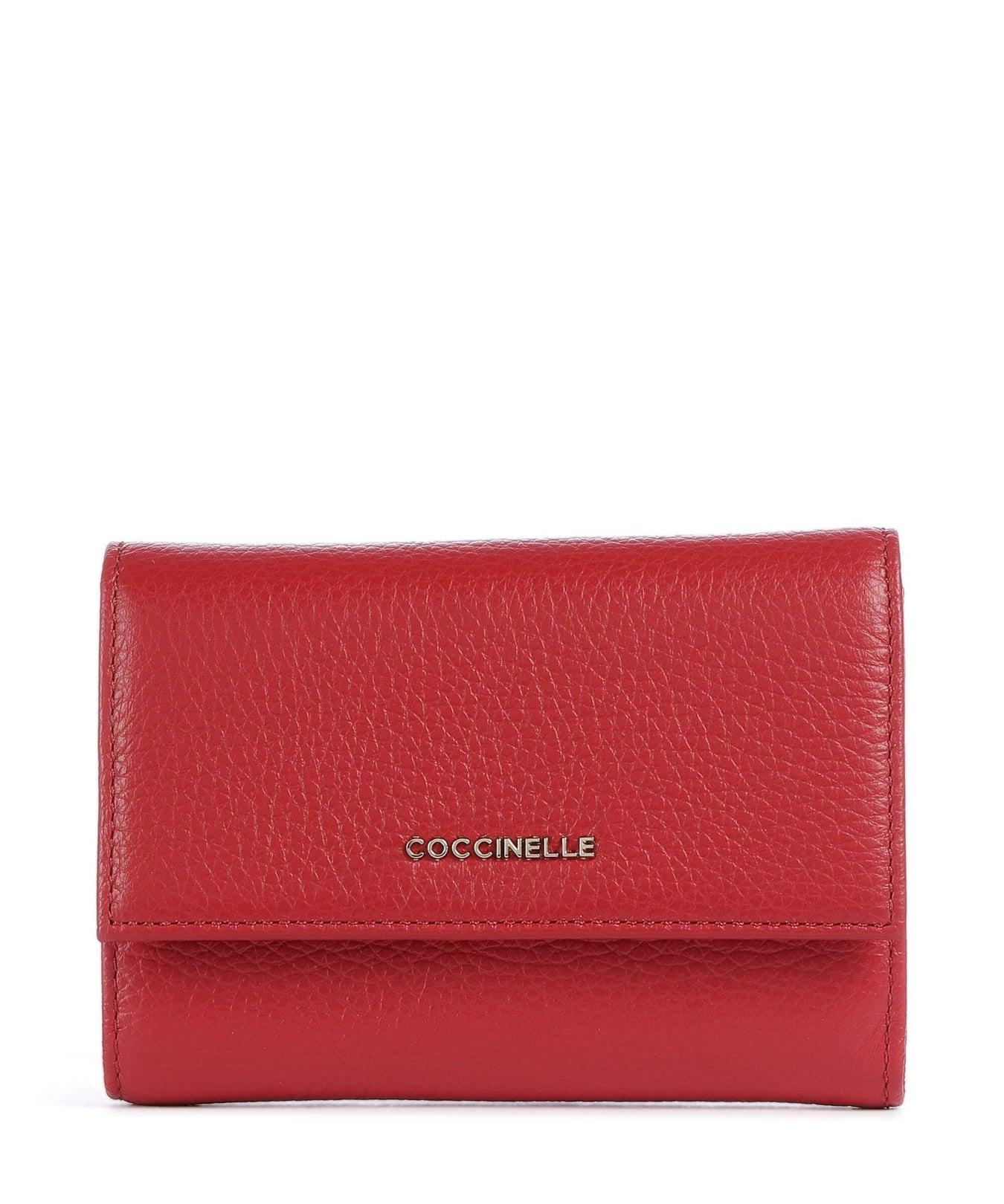 Coccinelle Metallic Soft RFID Wallet ruby