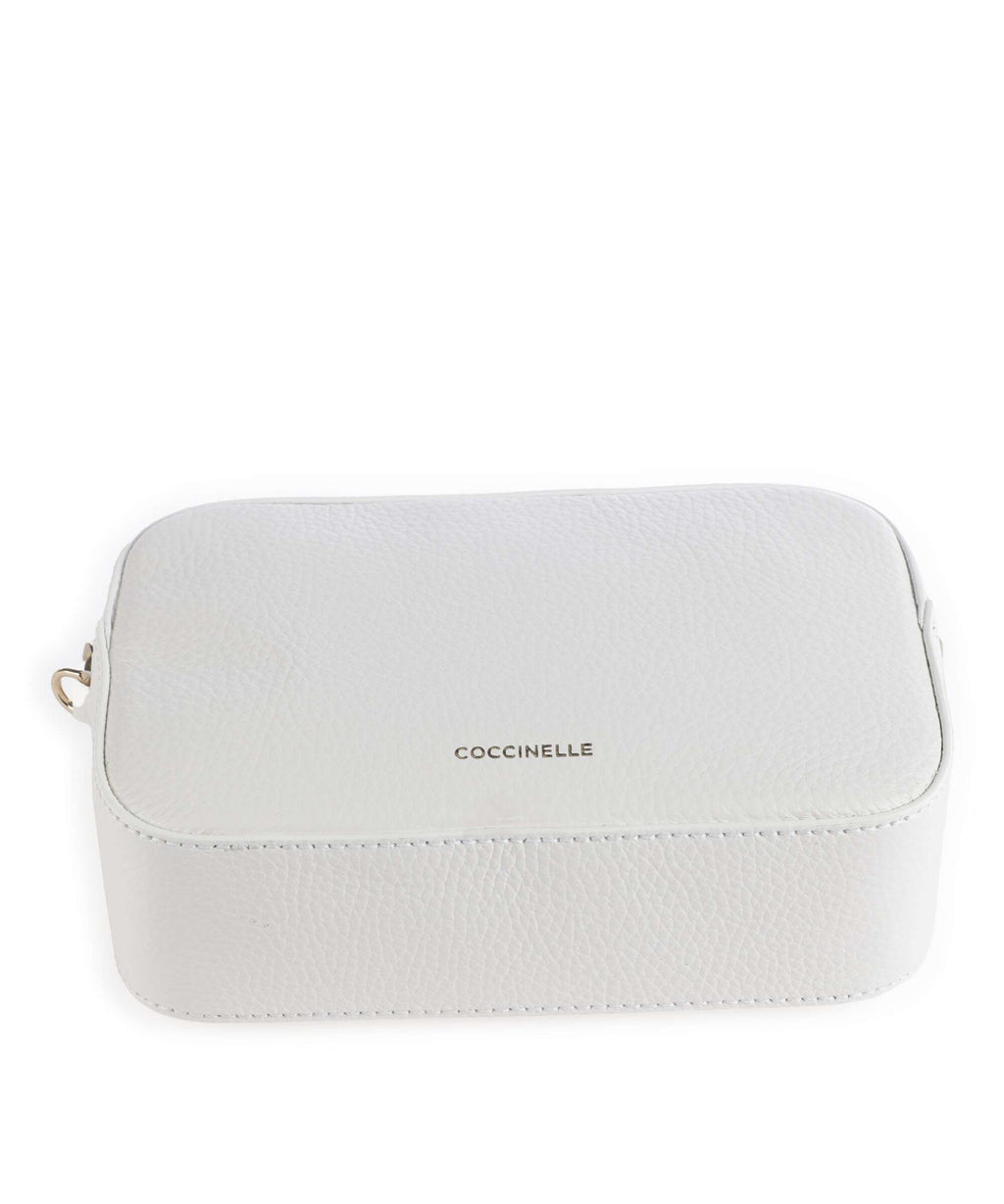 Coccinelle Tebe Crossbody bag brillant white