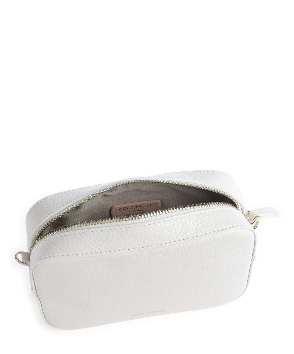Coccinelle Tebe Crossbody bag brillant white