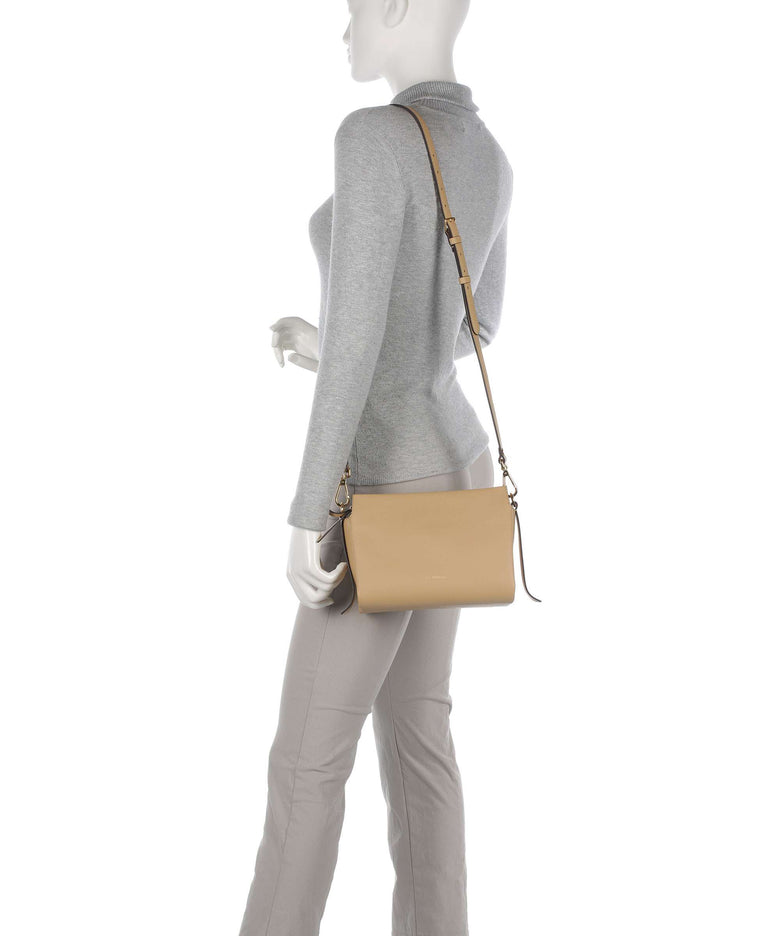 Coccinelle Boheme Grana Double Handbag fresh beige/sunrise