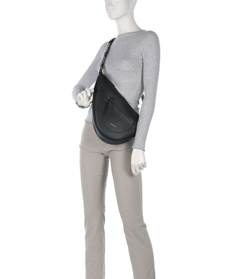 Coccinelle Snuggie Crossbody bag noir/cuir