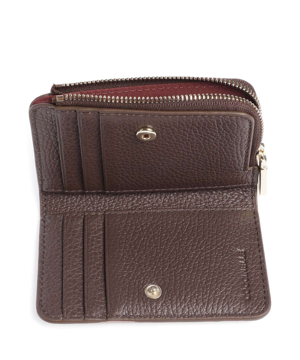 Coccinelle Metallic Soft Wallet fondant brown
