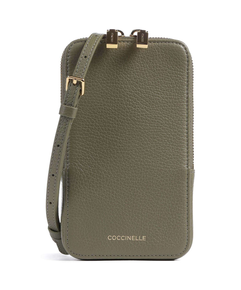 Coccinelle Flor Phone bag laurel green