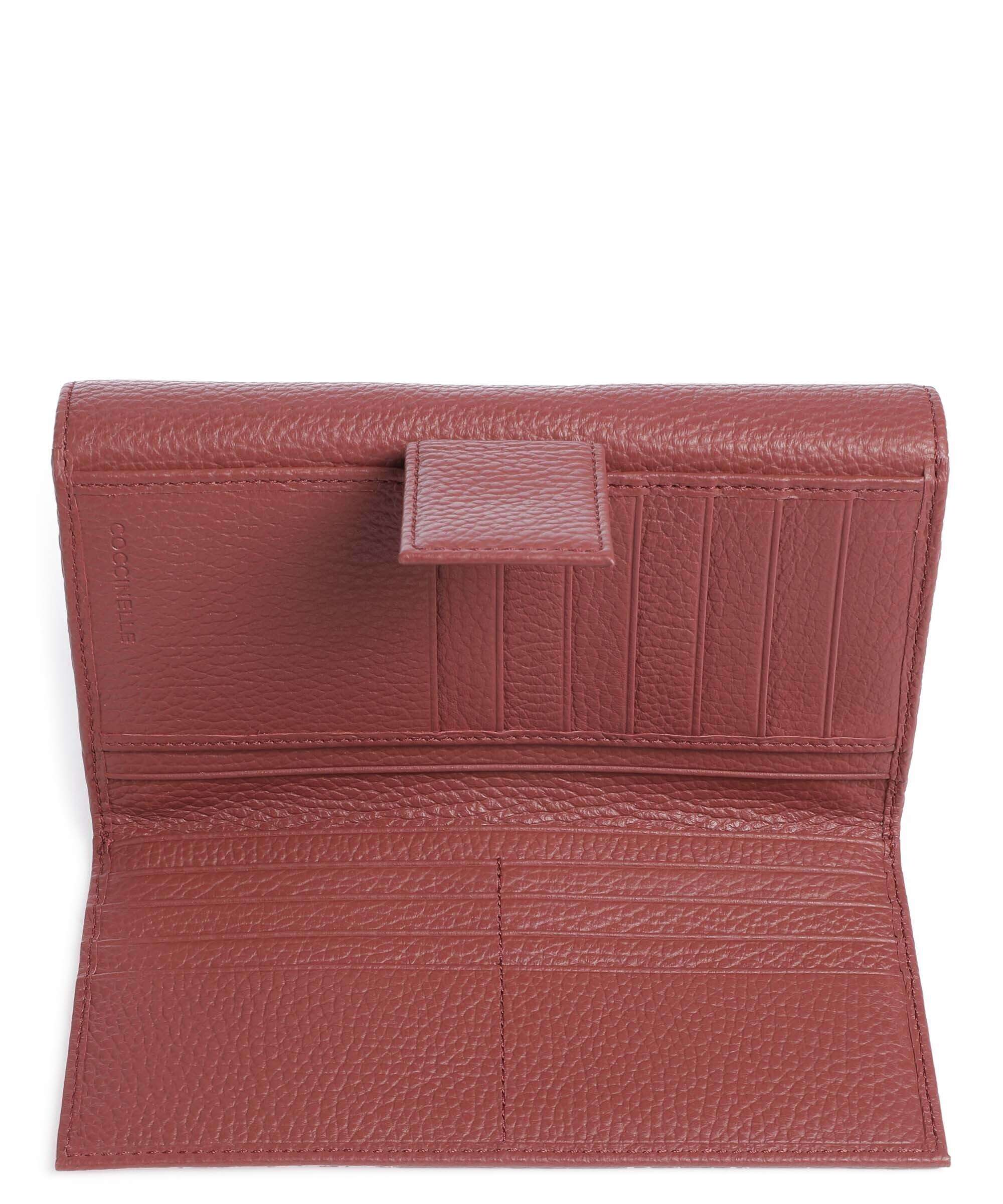 Coccinelle Metallic Soft Wallet brandy