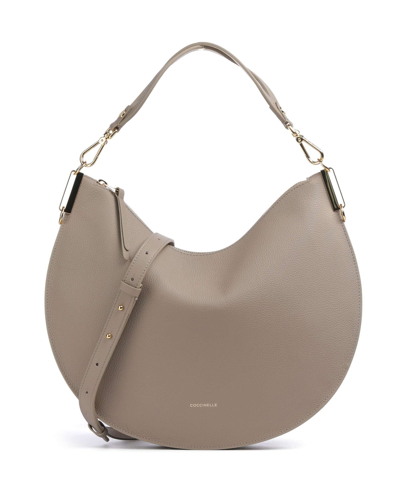 Coccinelle Sunup Hobo bag warm taupe/rosette