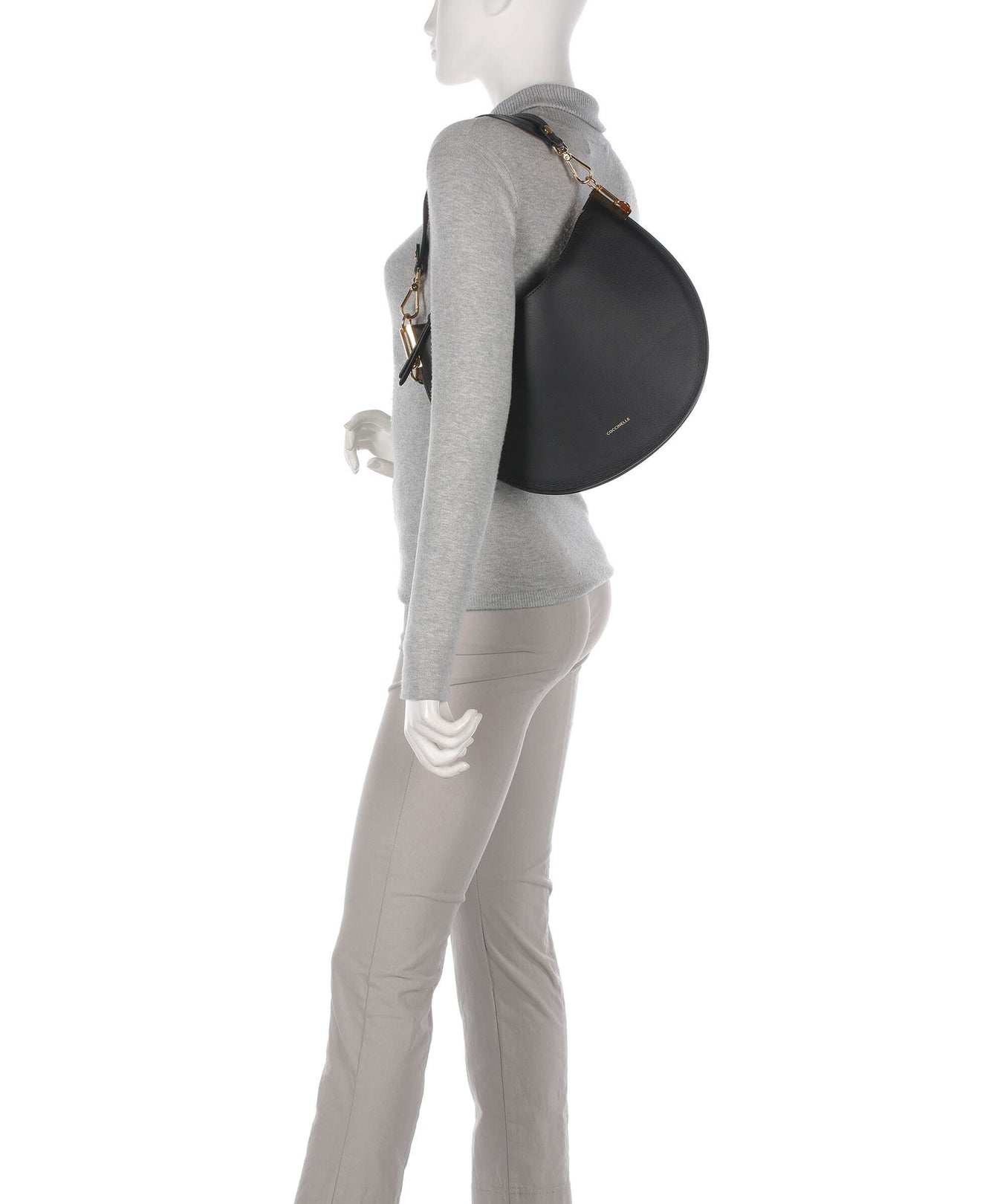 Coccinelle Sunup Hobo bag noir/cuir