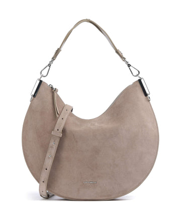 Coccinelle Sunup Suede Skuldertaske warm taupe