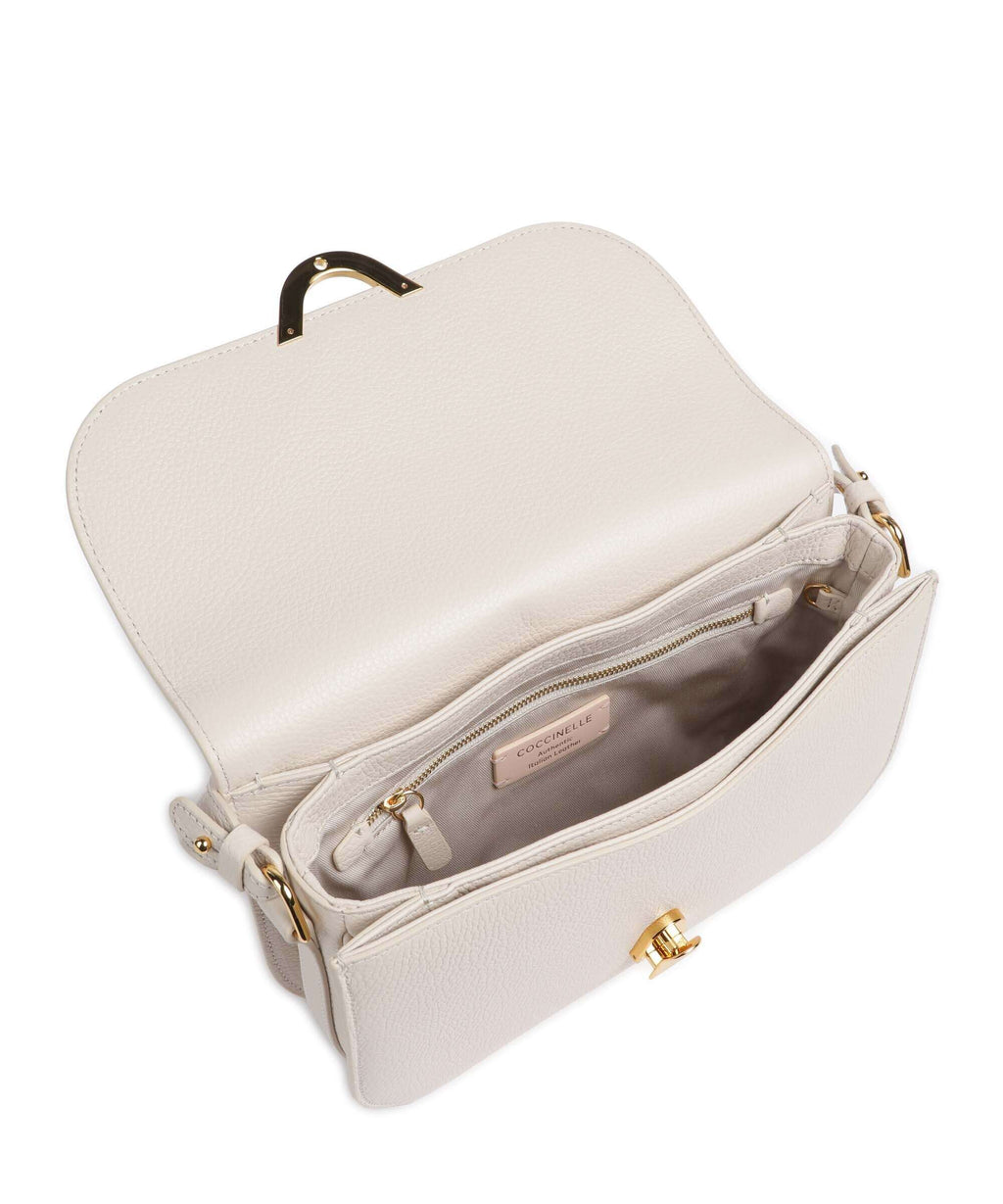 Coccinelle Dew Shoulder bag lambskin white