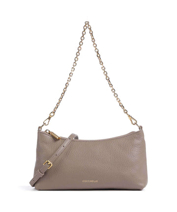 Coccinelle Aura Skuldertaske warm taupe