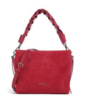 Coccinelle Boheme Suede Handbag sangria