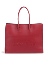 Coccinelle Myrtha Maxi Logo Shopper taske sangria