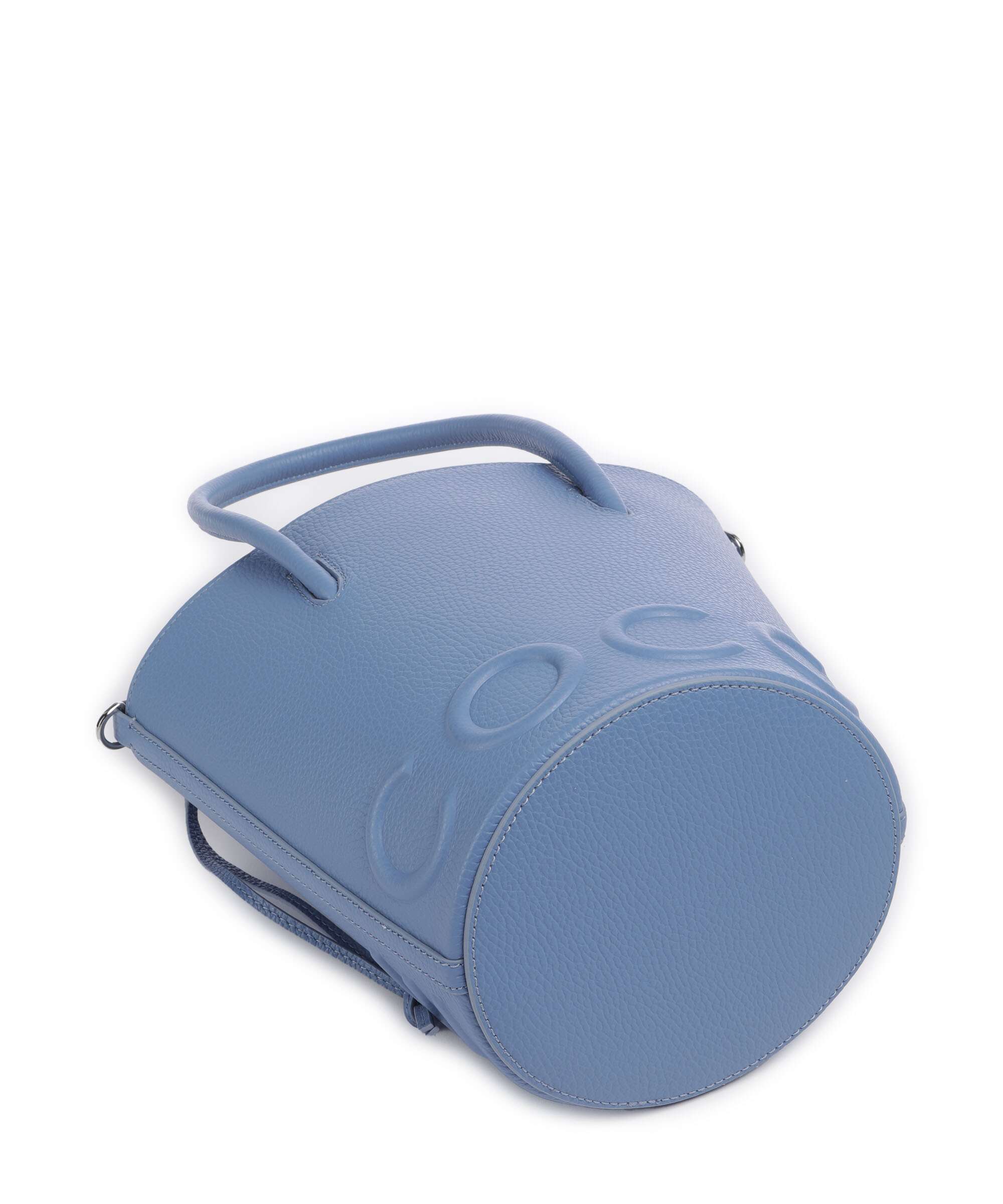 Coccinelle Myrtha Maxi Logo Bucket bag azul