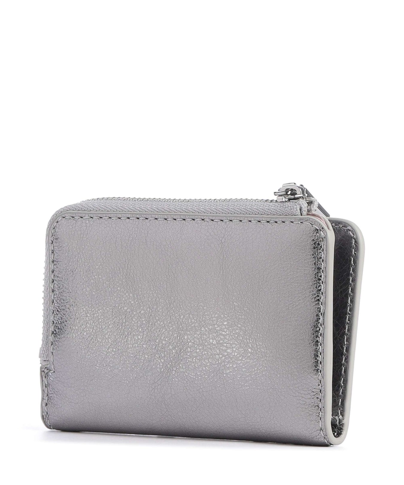 Coccinelle Metallic Smooth Metal Wallet silver