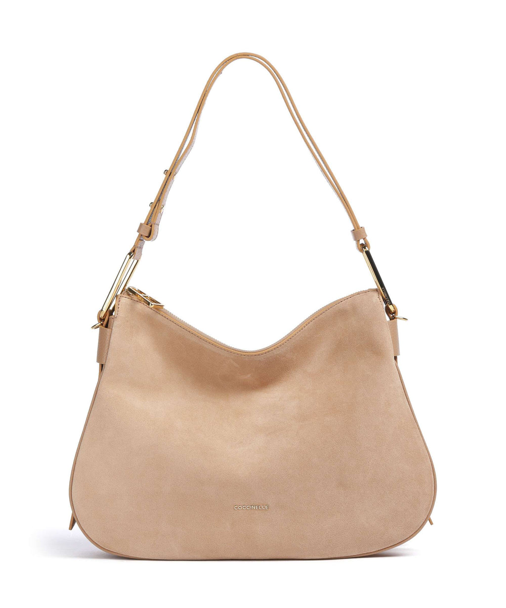 Coccinelle Magie Suede Hobo bag skin