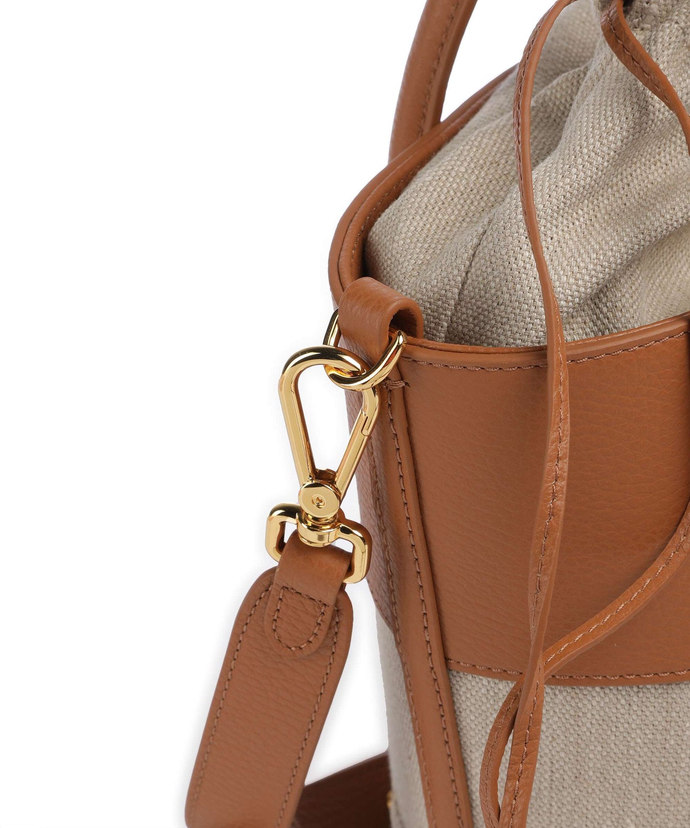 Coccinelle Myrtha Canvas Bucket bag natural/cuir