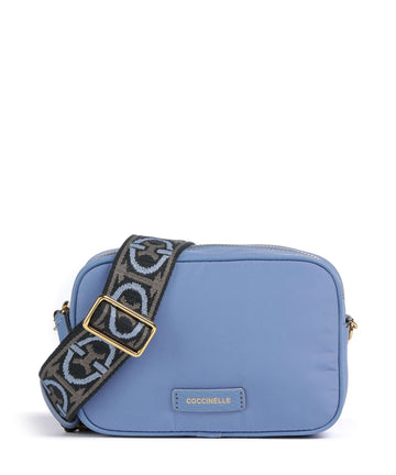 Coccinelle Tebe Nylon Puffy Crossover taske azul