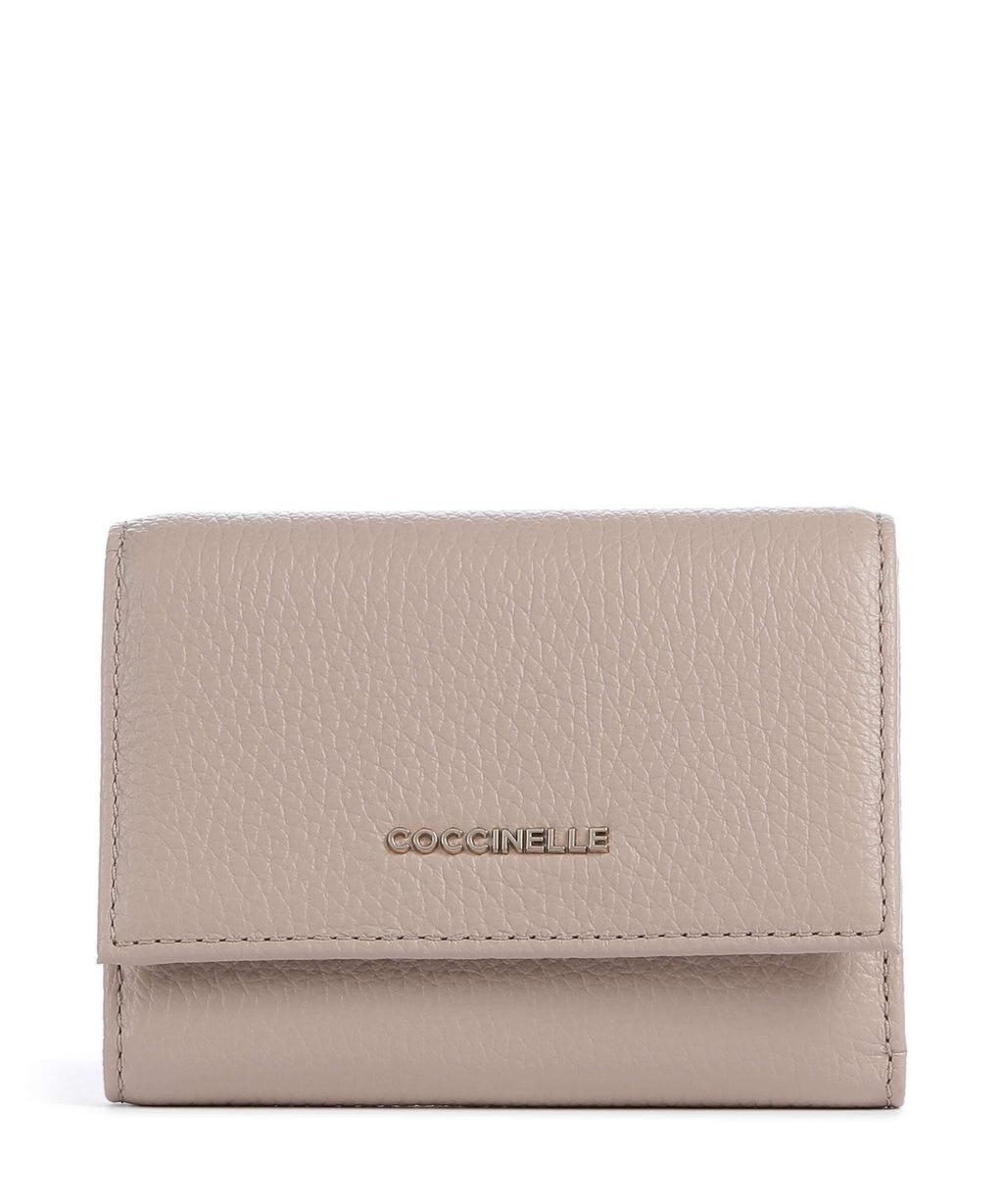 Coccinelle Metallic Soft Wallet rosette