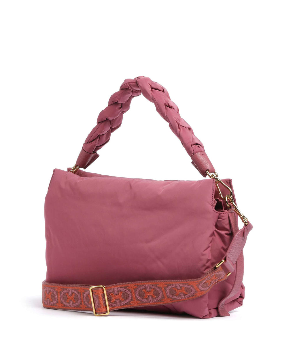 Coccinelle Boheme Puffy Nylon Shoulder bag rosewood