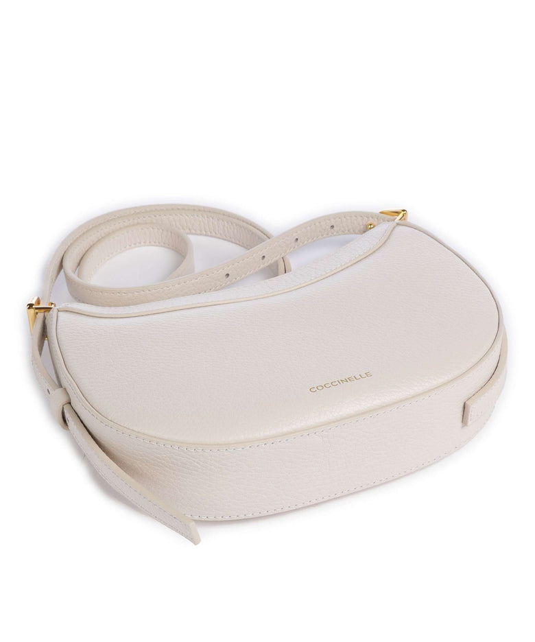 Coccinelle Whisper Crossbody bag lambskin white