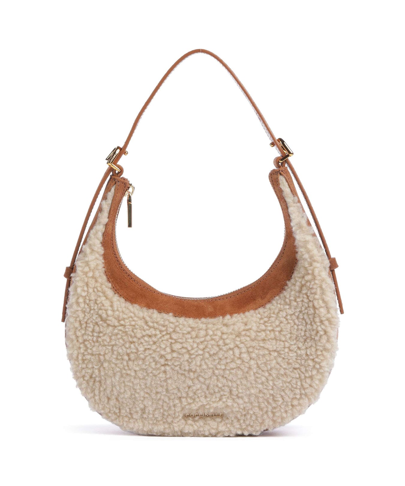 Coccinelle Whisper Hobo bag natural/cuir