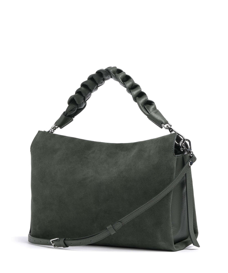 Coccinelle Boheme Suede Hobo bag alga