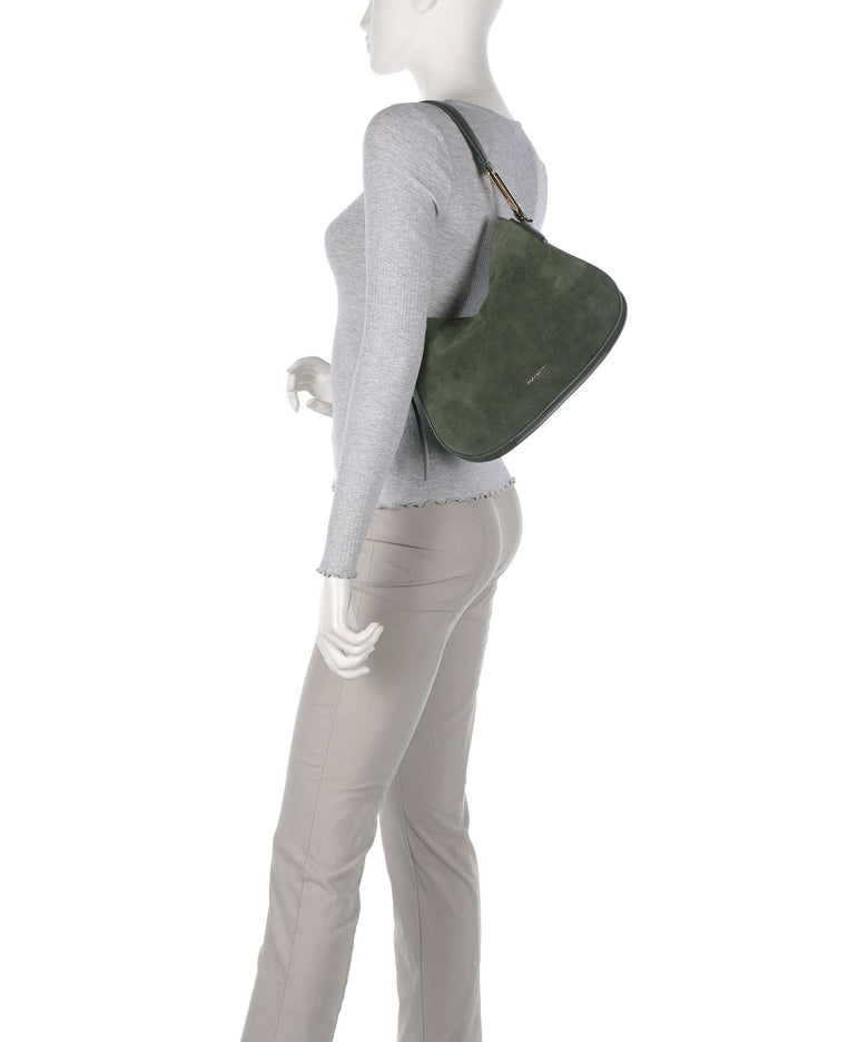 Coccinelle Magie Suede Hobo bag alga