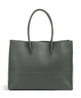 Coccinelle Myrtha Maxi Logo Shopper taske alga