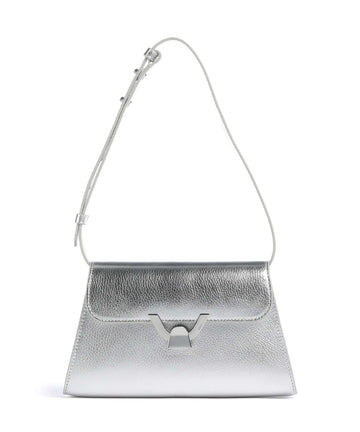 Coccinelle Dew Skuldertaske silver