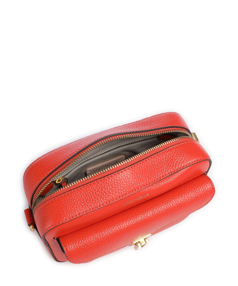 Coccinelle Beat Soft Ribbon Crossbody bag gazpacho