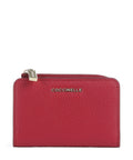Coccinelle Metallic Soft Wallet sangria