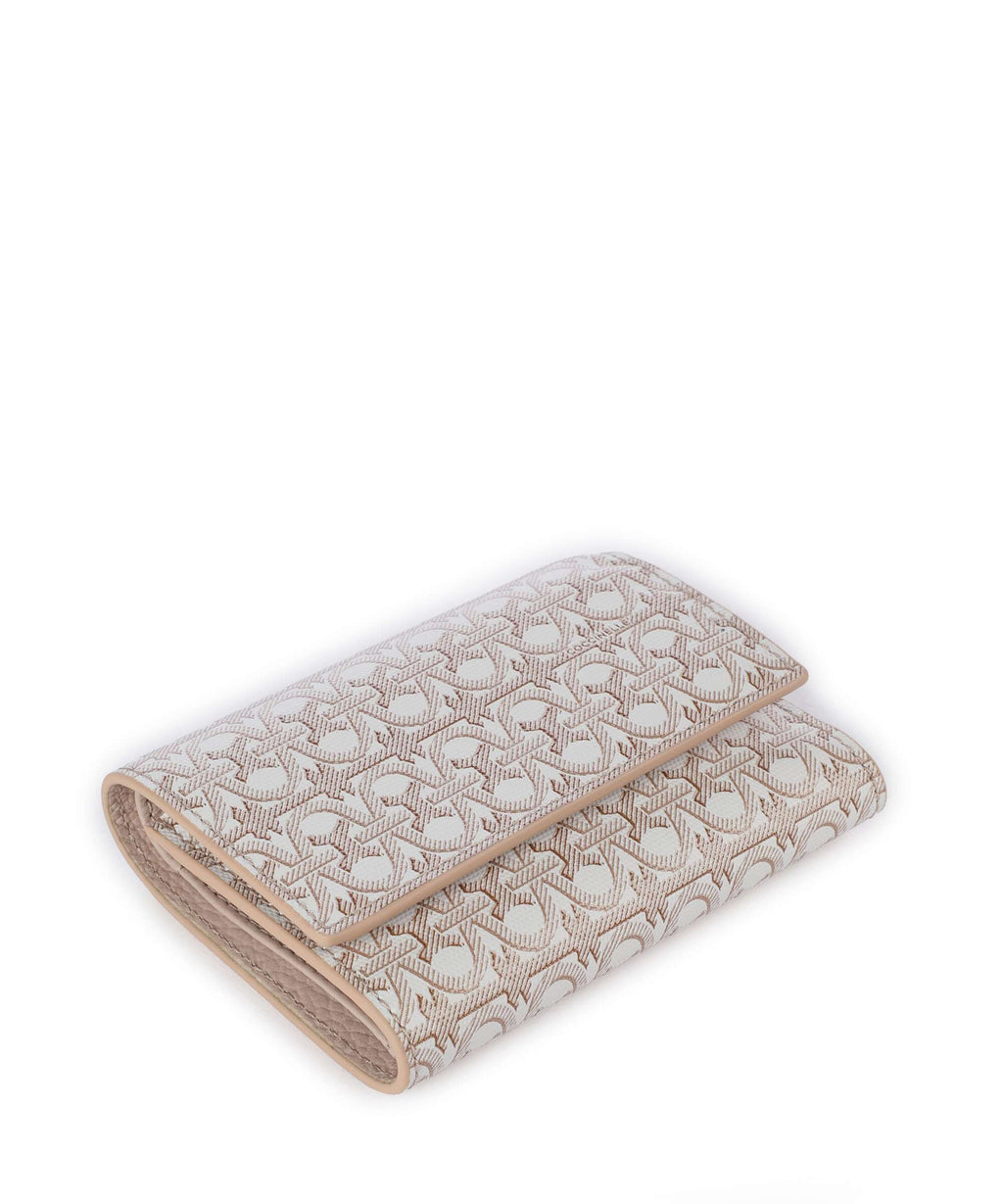 Coccinelle Metallic Monogram Wallet multicolour/blanco/rosette