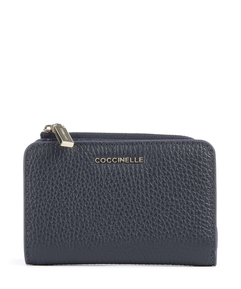 Coccinelle Metallic Soft Wallet midnight blue