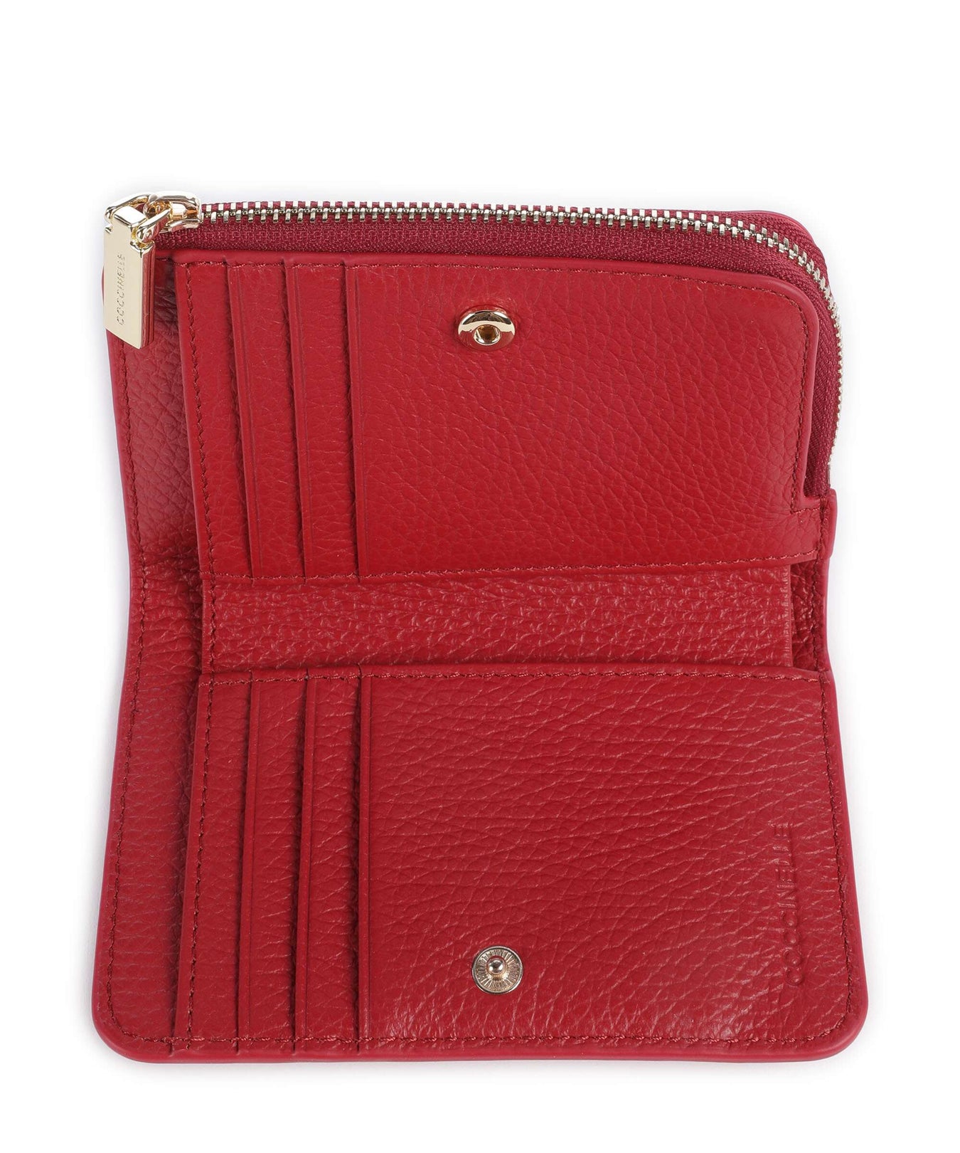 Coccinelle Metallic Soft RFID Wallet ruby